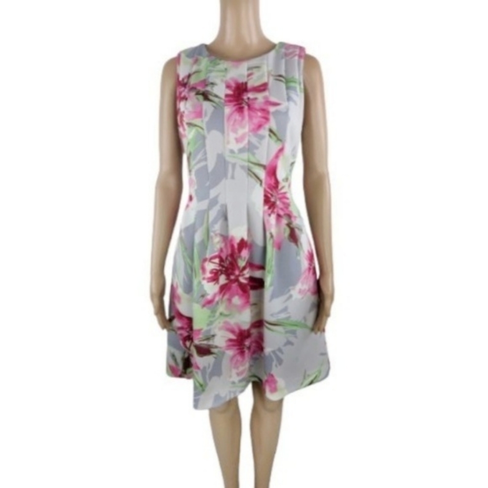 Vince Camuto Floral Scuba Dress 6